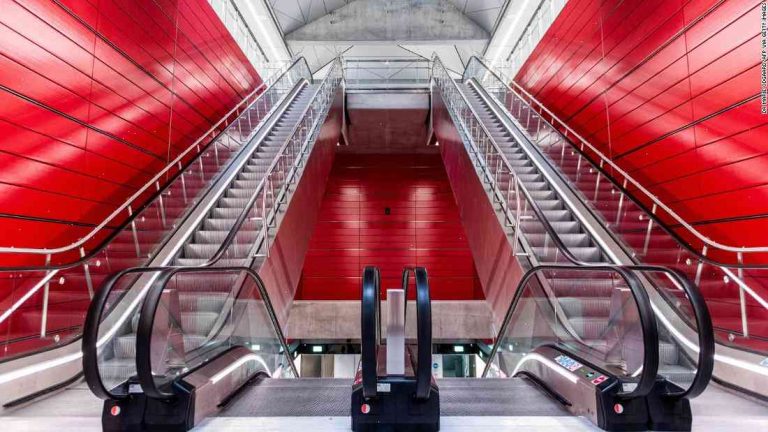 Copenhagen's futuristic Metro station